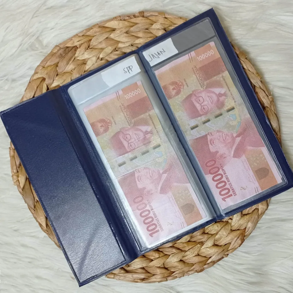 DOMPET PINTAR KEUANGAN / DOMPET DISIPLIN KEUANGAN / DOMPET UANG PANJANG 32 SLOT
