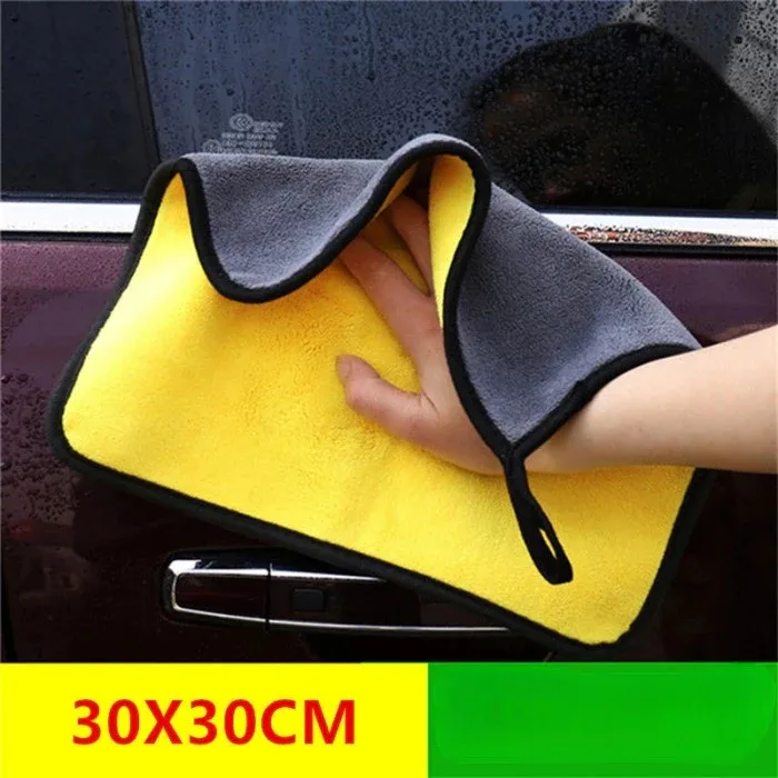 COD Kain Lap Microfiber Serbaguna 30X30 2 Sisi Halus Multifungsi Tebal