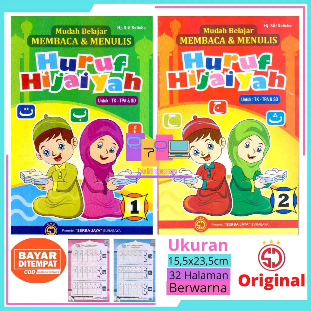 COD AR18 Buku Mudah Belajar Membaca Dan Menulis Huruf Hijaiyah
