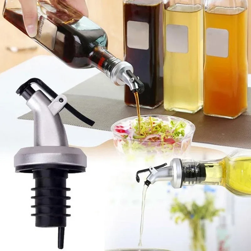 COD AR18 Tutup Botol Multifungsi Wine Kecap Madu Sirup Minyak Wine Spirit Liquor Bahan Rubber & Stainless Steel Flow Bottle Pourer