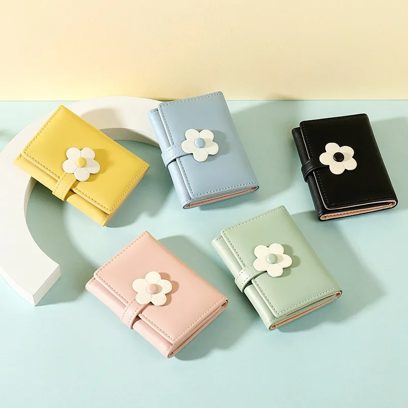 COD AR18 Dompet Lipat Wanita Motif Bunga Fashion Style Korea Dompet Cewek Mini Women Wallet