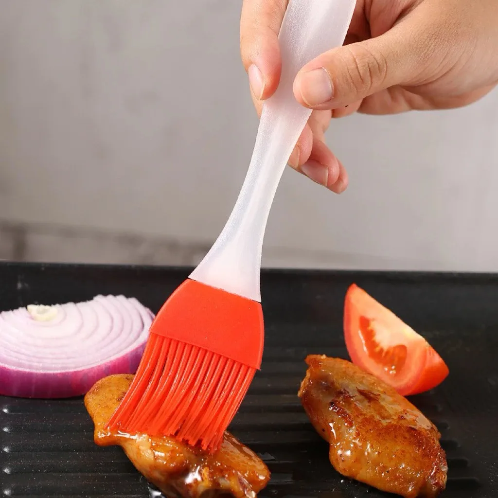 COD Kuas Silikon Oles Kue Roti BBQ Silicone Brush Oles Mentega Minyak Saus