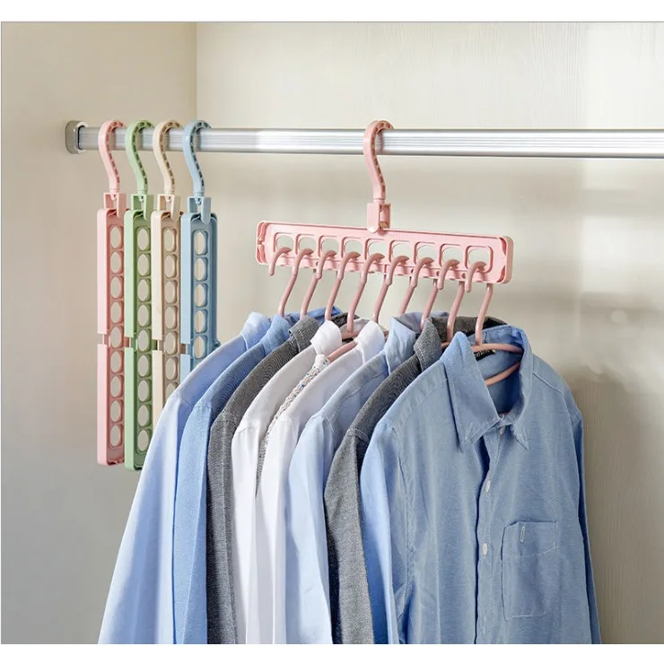 COD AR18 Gantungan Baju 9 Lubang Magic Hanger 9In1 Hanger Baju Ajaib 9 Lubang