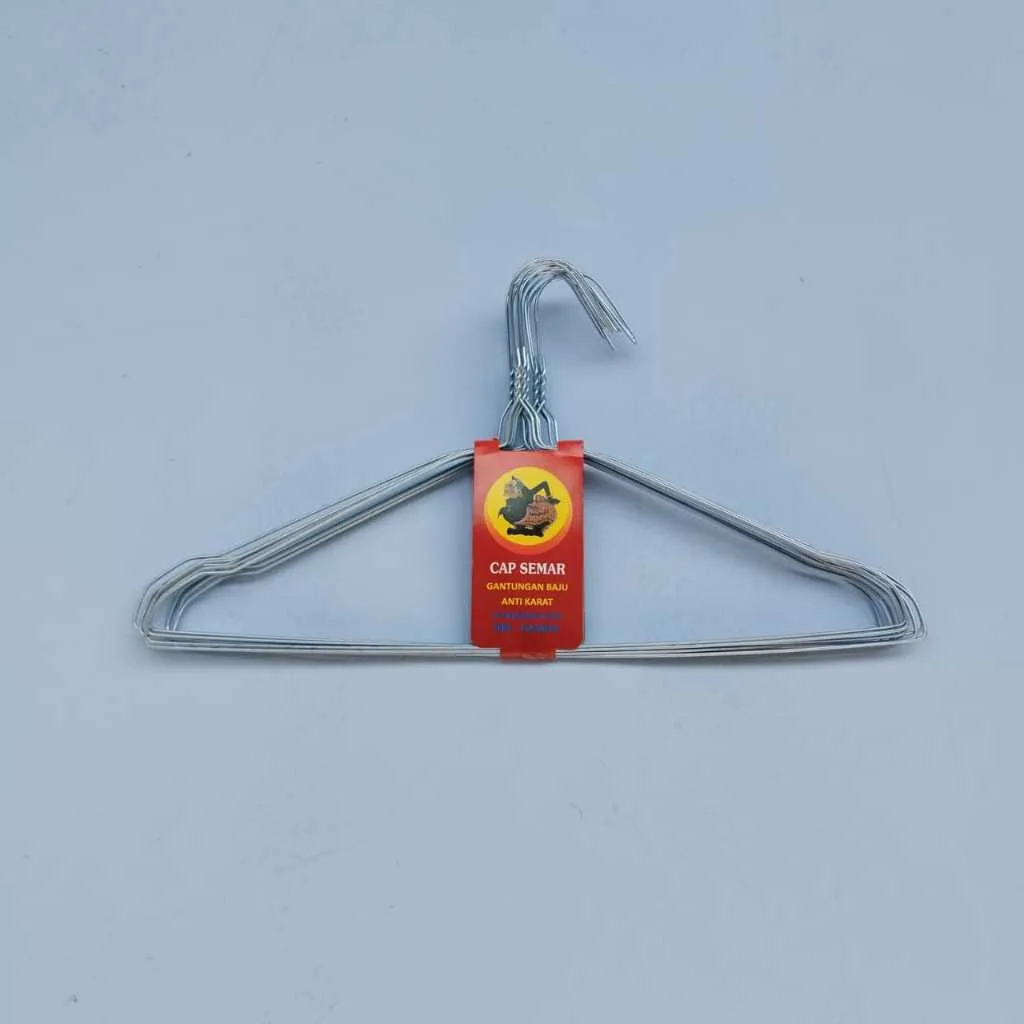 ISI 10 PCS GANTUNGAN BAJU HANGER KAWAT / ANGER BAJU ANTI KARAT / HANGER S BAJU KAWAT JEMURAN BAJU BESI STAINLESS / PERALATAN RUMAH TANGGA