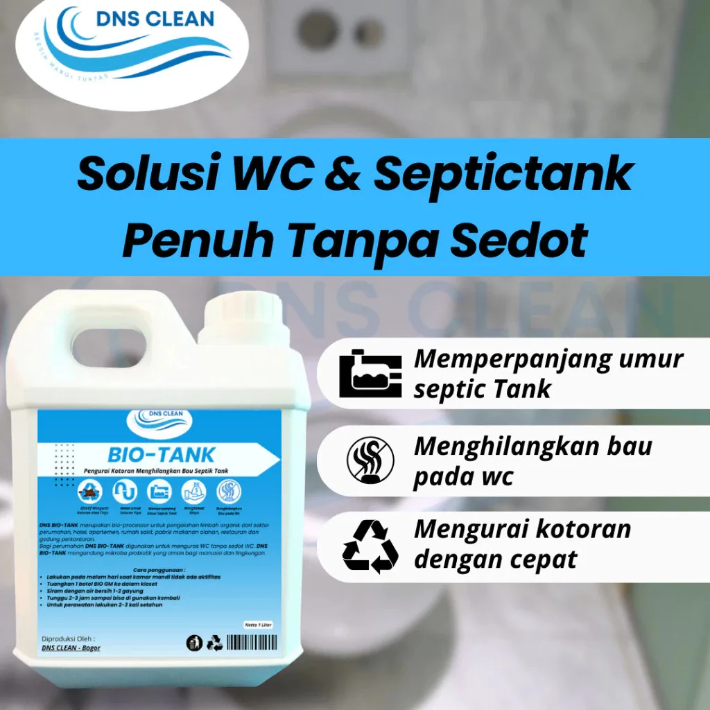 COD DNS Bio Tank Solusi WC Septictank Penuh Tanpa Sedot 1 Liter