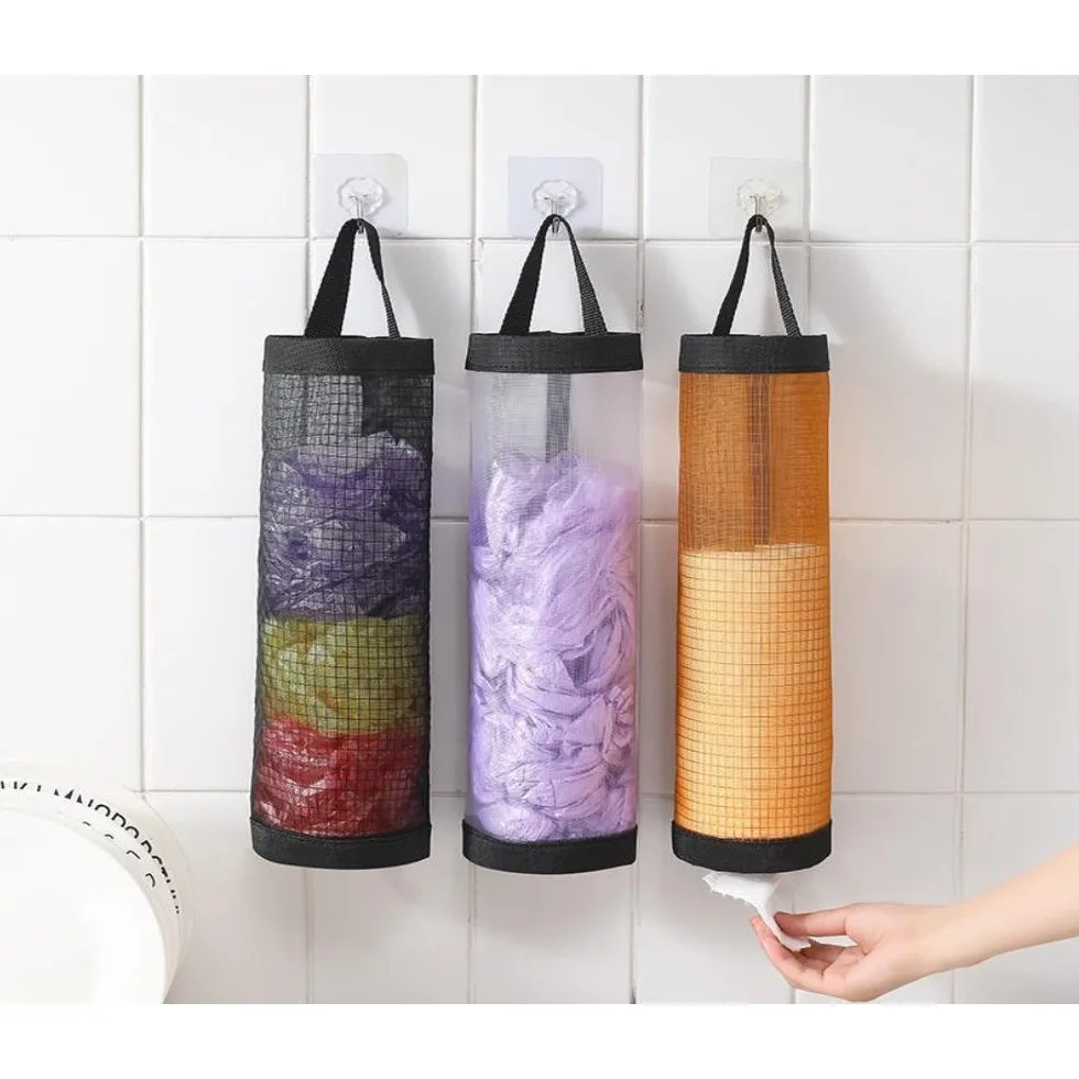 COD AR18 Dispenser Kantong Plastik Sampah Gantung Dinding Tempat Kantong Kresek Storage Bag Flexible