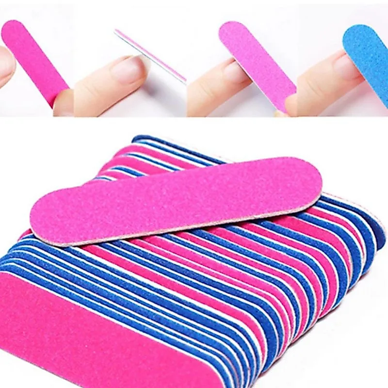 AR18 COD Alat Kikir Kuku Buffer Kuku Portable Kikir Kuku Kayu Untuk Manicure Pedicure Amplas Kuku Dua Sisi Pengkilat Kuku Nail Art