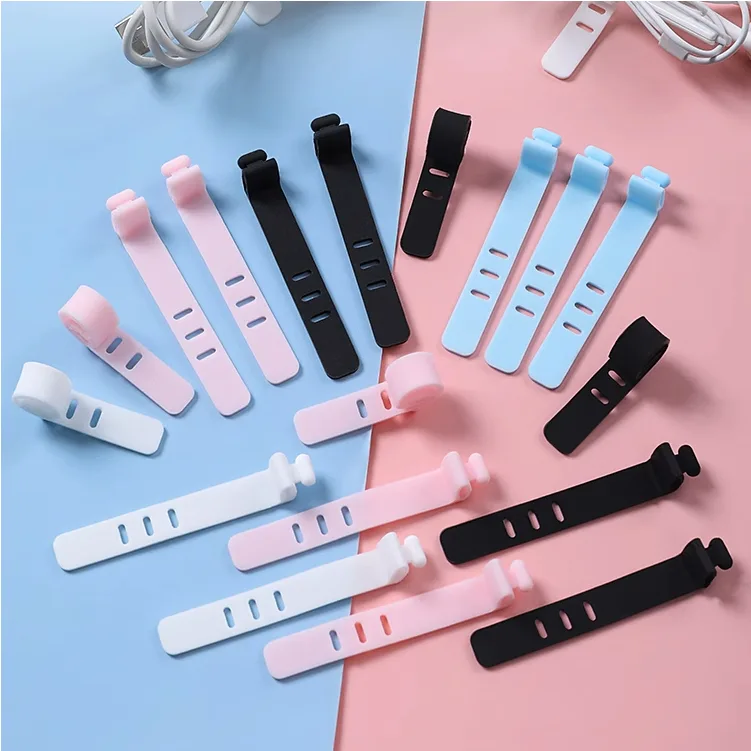 AR18 COD Pengikat Kabel Karet Penggulung Cable Binder Klip Cable Cord Holder Penjepit Kabel Charger Hp Universal