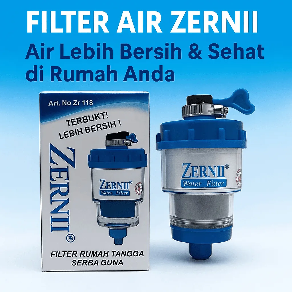 COD Zernii Filter Air Keran Penjernih Serbaguna / Saringan Air Lengkap / Penyaring AIR Karbon Kapas Water Filter (LENGKAP SIAP PAKAI)