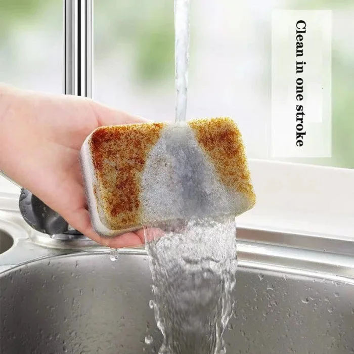 COD AR18 - Spons Sponge Busa Cuci Piring Minyak 2 Sisi / Alat Dapur Kamar Mandi Westafel