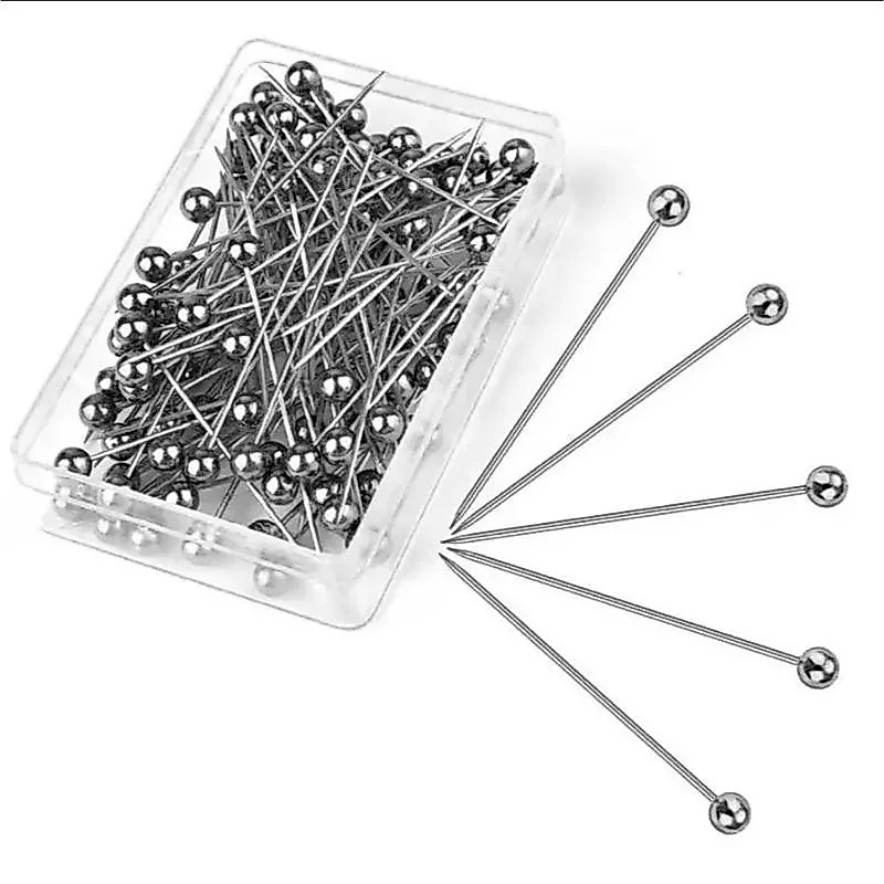 COD AR18 JARUM PENTUL MIKA SILVER STAINLESS ANTI KARAT HAODIE DRESSMAKER PINS IMPORT QUALITY