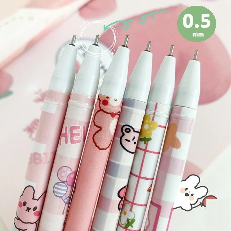 COD AR18 Pulpen Bisa Hapus Bolpoin Gel Erasable Pen Motif Karakter Lucu