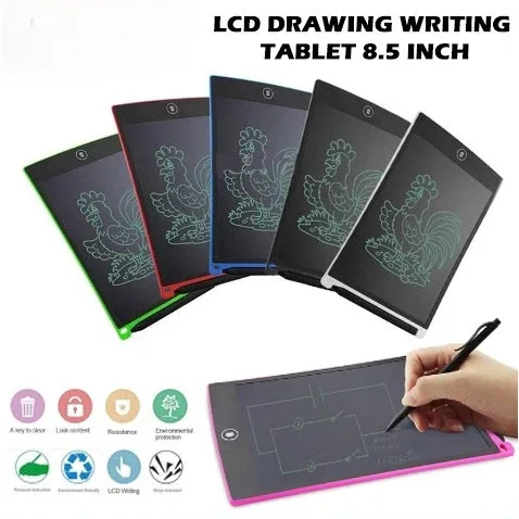 LCD Drawing Writing Tablet 8.5 Inch Papan Tulis Anak Bisa Dihapus Board Digital Gambar Edukasi