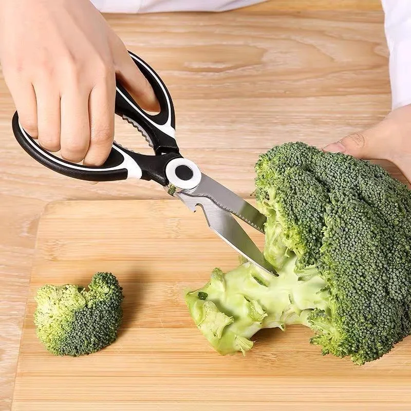 COD AR18 Gunting Dapur Multifungsi Pemotong Tulang Ayam Ikan Daging Sayur Buah / Gunting Dapur Jumbo Besar Stainless Steel Serbaguna / Kitchen Scissors