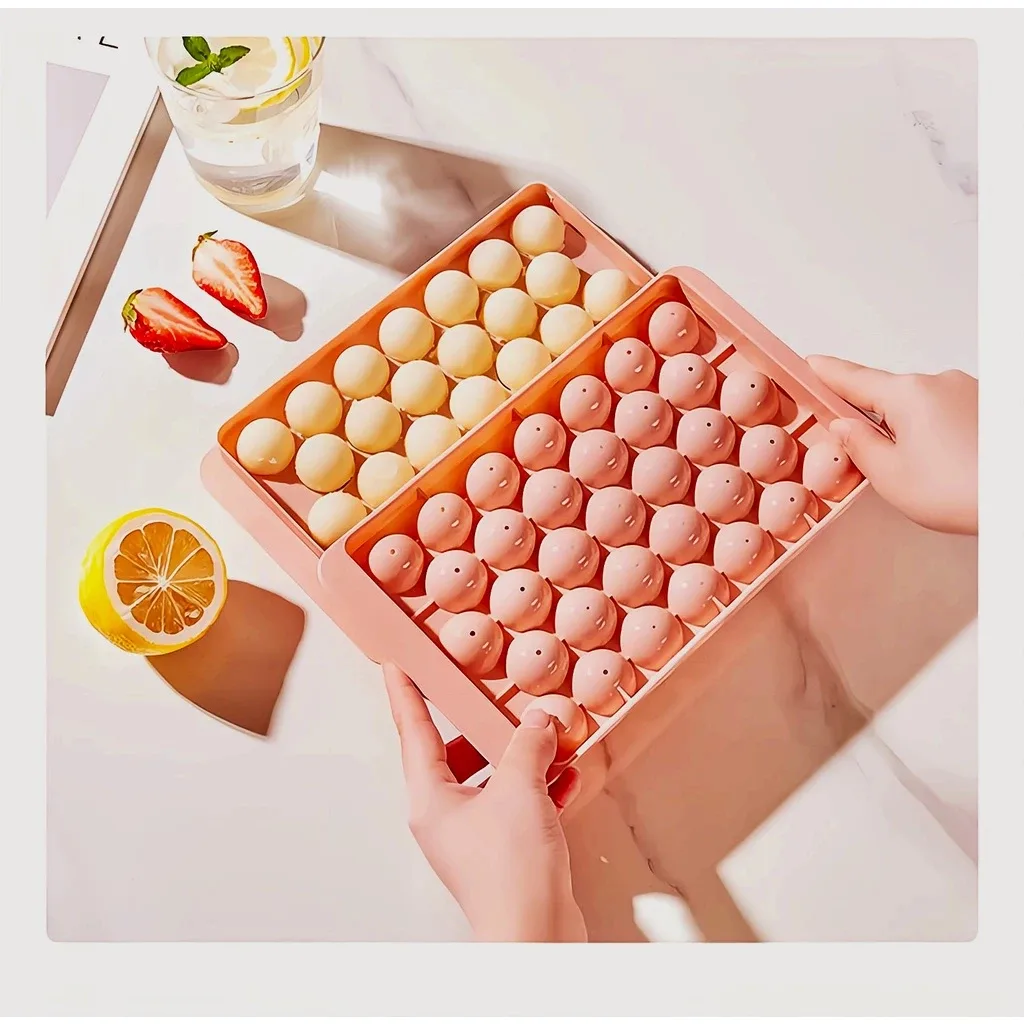 COD AR18 Cetakan Es Batu Bulat 33 Slot / Alat Cetakan Es Pudding Jelly Agar / Tempat Cetakan Es Batu Serbaguna / Perlengkapan Dapur Masak / Ice Cube