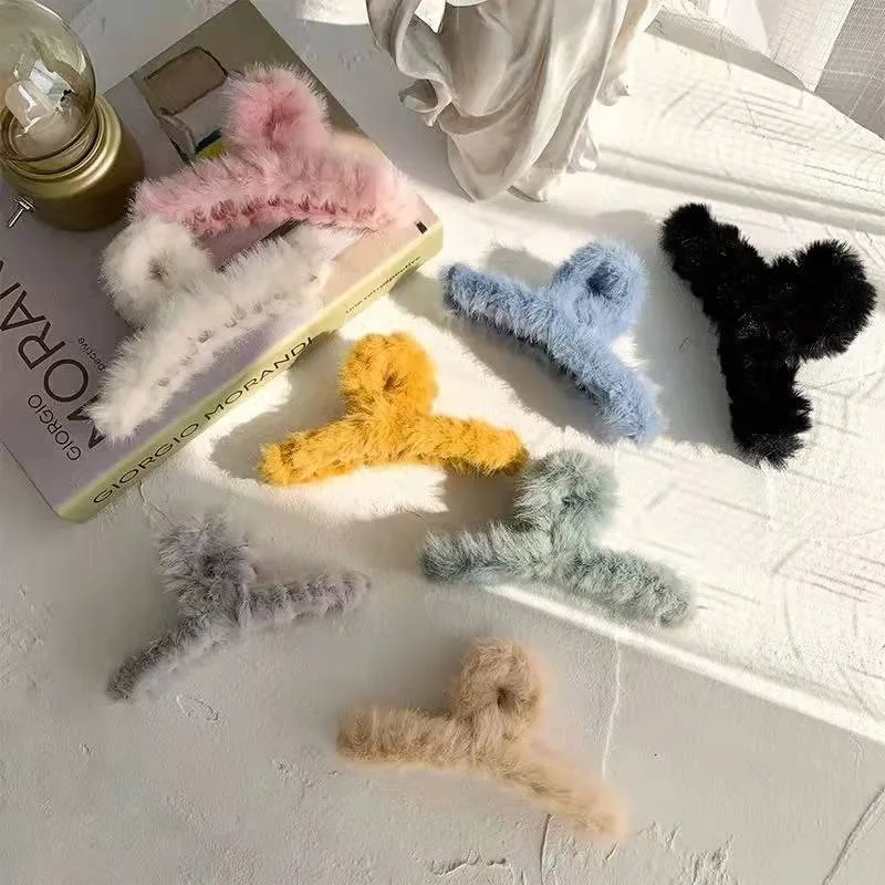 AR18 COD JEDAI RAMBUT KOREA BULU HALUS MOTIF POLOS / JEDAI HAIRCULES JEPIT RAMBUT GAYA KOREA WARNA SOFT AKSESORIS / JEDAI HERCULES JEPITAN RAMBUT WANITA