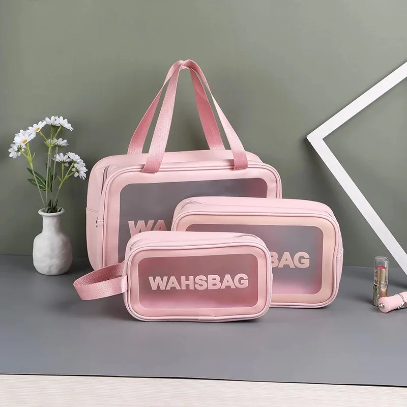 COD Tas Kosmetik Waterproof / Tas Kosmetik Washbag / Pouch Make Up Wash Bag / Tas Ringan Jalan2 Wanita