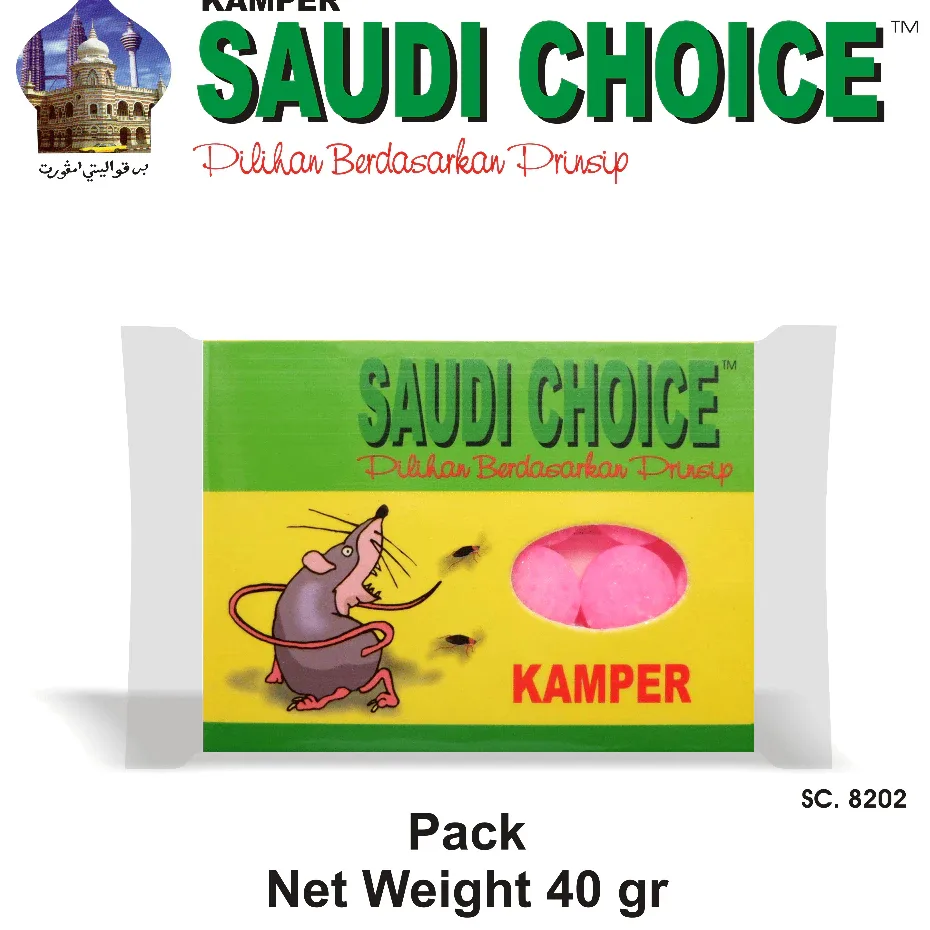 COD AR18 - Kamper Anti Tikus Kecoa Rayap Serangga / Merek Saudi Choice Ampuh Usir Serangga / Pengusir Tikus Kecoa Kabur 40 Gram